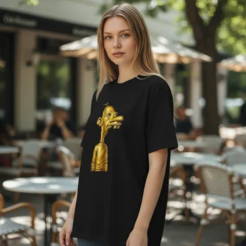Greg Heffley Gold Caricature Graphic Tee Diary of a Wimpy Kid Inspired Book Lover Shirt Unisex Gift