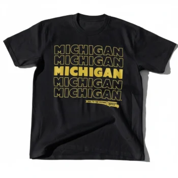 Hail to the Victors Michigan Tee, Football Game Day Unisex Shirt