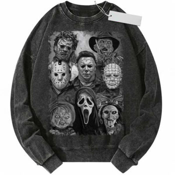 Halloween Sweatshirt, Horror Sweatshirt, Vintage Sweater