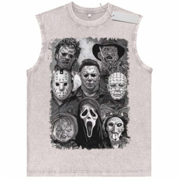 Halloween Tank Top, Horror Tank Top, Vintage Tank Top