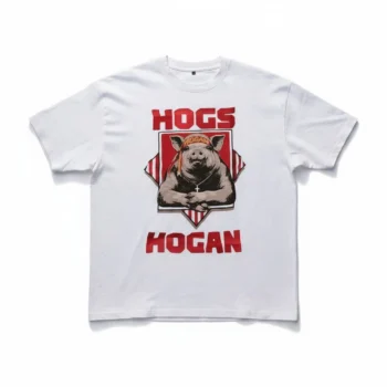 Hogs Hogan Tee Funny Wrestling Parody Graphic T-Shirt