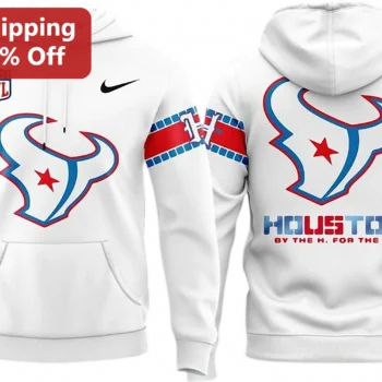 Houston by the H Hoodie, Houston Texans Football Fan Gift, For The H Team Spirit Pullover for Men Wo available at our Miami, Florida warehouse
