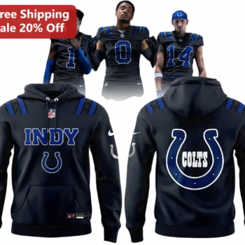 Indy Colts Hoodie, Indianapolis Colts NFL Football Fan Pullover Gift for Men Women available at our Miami, Florida warehouse