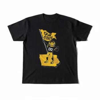 Iowa Football Mascot Our State Pride Tee, College Game Day Fan Graphic Shirt