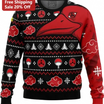 Itachi Uchiha Sweatshirt Akatsuki Sharingan Anime Ugly Christmas Gift for Naruto Fans available at our Miami, Florida warehouse