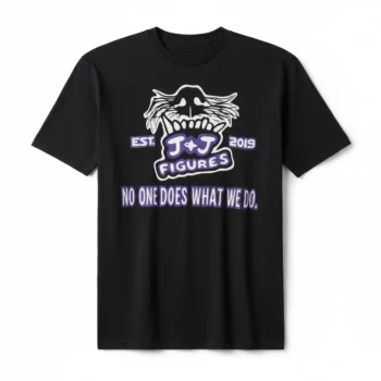 J+J Figures Est 2019 No One Does What We Do Graphic Tee, Urban Streetwear Slogan Shirt Gift