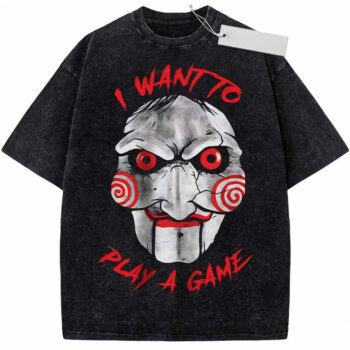 Jigsaw Shirt, Saw Shirt, Halloween Shirt, Horror Shirt, Vintage T-Shirt