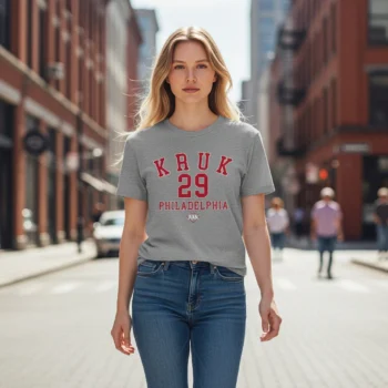 John Kruk 29 Philadelphia Baseball Retro Graphic Tee, Vintage Sports Fan Shirt Gift
