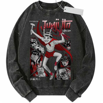 Junji Ito Collection Sweatshirt, Halloween Sweatshirt, Anime Sweatshirt, Vintage Sweater
