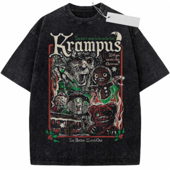 Krampus Shirt, Horror Movie Shirt, Halloween Shirt, Vintage Tee