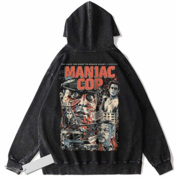 Maniac Cop Hoodie, Halloween Hoodie, Horror Movie Hoodie, Vintage Hoodie