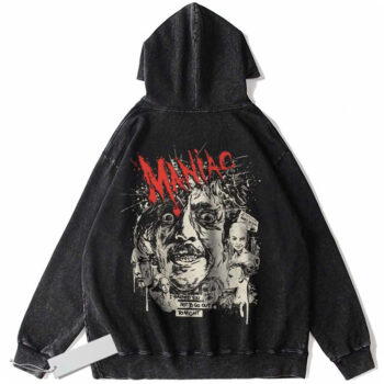 Maniac Hoodie, Halloween Hoodie, Horror Movie Hoodie, Vintage Hoodie