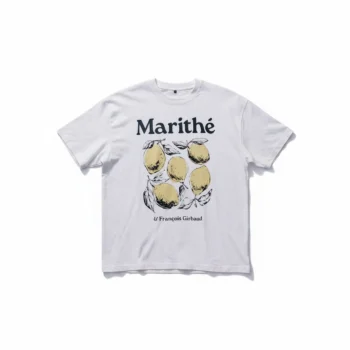 Marithé François Girbaud Tee Botanical Lemon Graphic T-Shirt Vintage French Fashion Unisex Casual Top