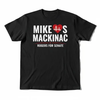 Mike Rogers Mackinac Tee Rogers for Senate Michigan Campaign Supporter Shirt