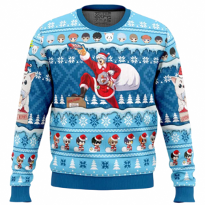 Gintoki Sakata Sweatshirt Gintama Anime Christmas Ugly Sweater Gift for Fans