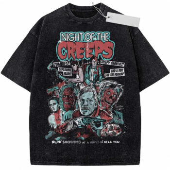 Night of the Creeps Shirt, Halloween Shirt, Horror Movie Shirt, Vintage T-Shirt