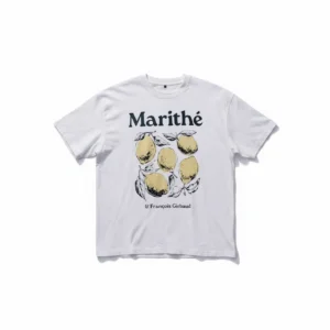 Marithé François Girbaud Tee Botanical Lemon Graphic T-Shirt Vintage French Fashion Unisex Casual Top