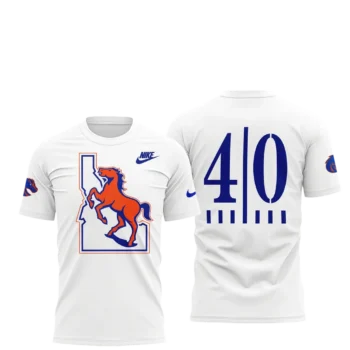 40 Football Jersey Athletic Tee, Idaho Broncos State Graphic Game Day Sports Shirt available at our Miami, Florida warehouse