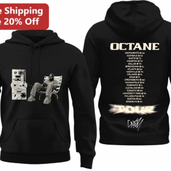 Octane Tour Hoodie Caleb Landry Jones Signature Vintage Concert Merch Gift for Indie Music Fans available at our Miami, Florida warehouse