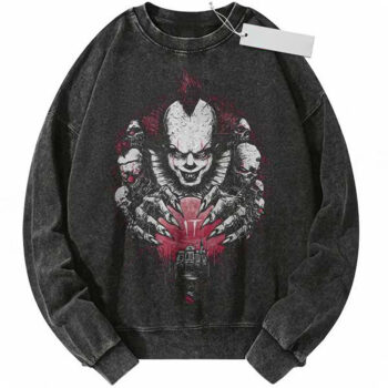 Pennywise Sweatshirt, IT Sweatshirt, Halloween Sweatshirt, Horror Movie Sweatshirt, Vintage Sweater
