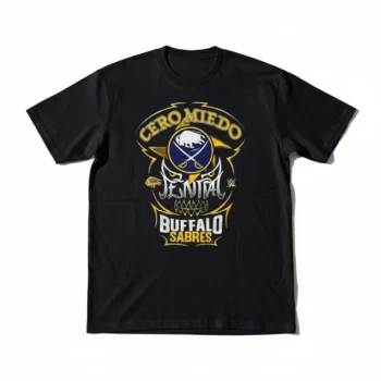 Penta Cero Miedo Buffalo Sabres Tee, Lucha Libre Wrestling Hockey Crossover Graphic Shirt Gift