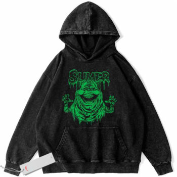 Slimer Hoodie, Ghostbusters Hoodie, Halloween Hoodie, Horror Hoodie, Vintage Hoodie