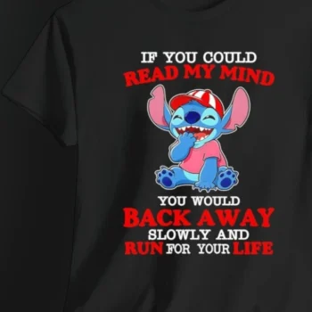 Stitch If You Could Read My Mind Tee Sarcastic Quote Funny Graphic T-Shirt Gift