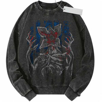Stranger Things Sweatshirt, Halloween Sweatshirt, Horror Sweatshirt, Vintage Sweater