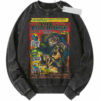 The Funhouse Sweatshirt, Halloween Sweatshirt, Horror Sweatshirt, Vintage Sweater