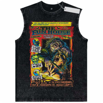 The Funhouse Tank Top, Halloween Tank Top, Horror Tank Top, Vintage Tank Top