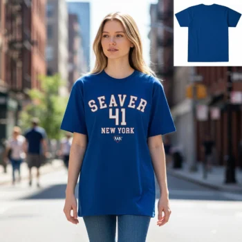 Tom Seaver 41 New York Baseball Fan Tee Vintage Mets Legend Tribute Shirt