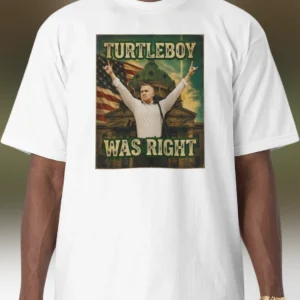 Turtleboy Was Right Tee Vintage Political Commentary Graphic Shirt Unisex
