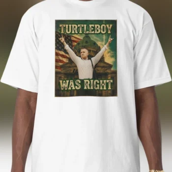 Turtleboy Was Right Tee Vintage Political Commentary Graphic Shirt Unisex