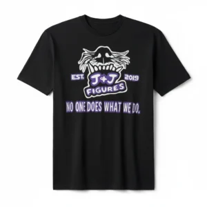 J+J Figures Est 2019 No One Does What We Do Graphic Tee, Urban Streetwear Slogan Shirt Gift