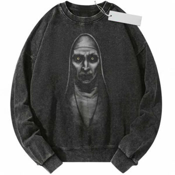 Valak Sweatshirt, The Nun Sweatshirt, Halloween Sweatshirt, Horror Sweatshirt, Vintage Sweater