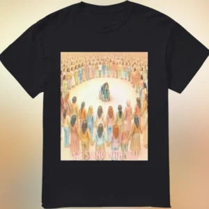 We Stand With You Tee Disability Awareness Solidarity Shirt Community Support Graphic Tee Gift