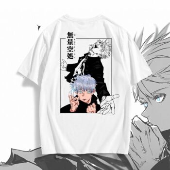 Satoru Gojo Unlimited Void Graphic Tee - Jujutsu Kaisen Shirt