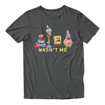 SpongeBob SquarePants 'Wasn't Me' Meme Graphic T-Shirt
