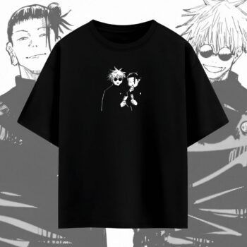 Satoru Gojo & Suguru Geto Minimalist T-Shirt | JJK Hidden Inventory Tee
