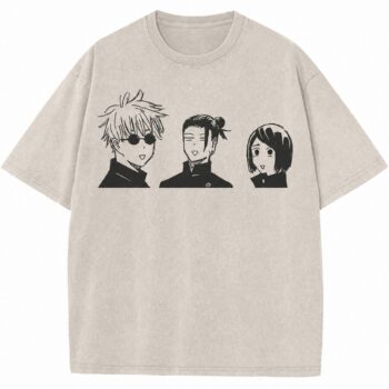 Satoru Gojo, Suguru Geto, Shoko Ieiri Manga Panel T-Shirt