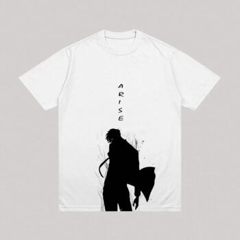 Sung Jinwoo Arise Minimalist Graphic T-Shirt | Solo Leveling Anime Tee