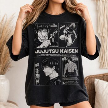 Toji Fushiguro Jujutsu Kaisen Manga Panel Graphic T-Shirt