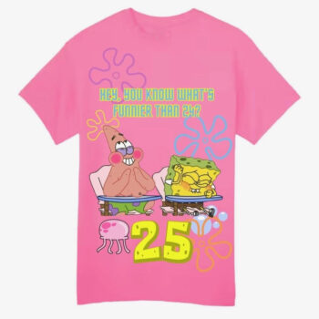 SpongeBob SquarePants & Patrick Star 25th Birthday Meme T-Shirt