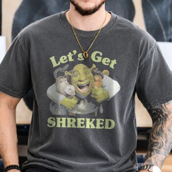 Let's Get Shreked Vintage Wash T-Shirt - Shrek Meme Graphic Tee