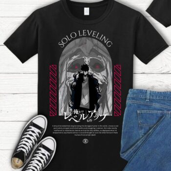 Solo Leveling Sung Jinwoo Graphic T-Shirt - Anime Streetwear