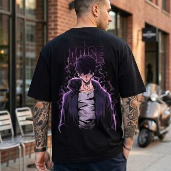 Sung Jin-Woo 'Arise' Graphic Tee | Koqcojns Anime Streetwear