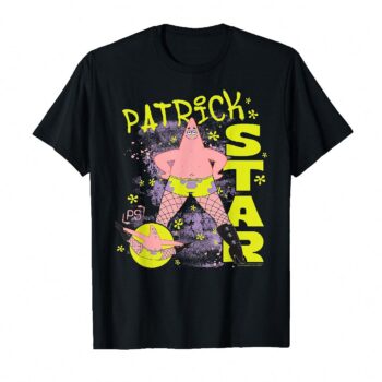 Patrick Star Fishnet Boots Funny Meme T-Shirt xctjcfhpmo
