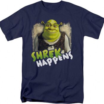 Funny Shrek Happens Graphic T-Shirt | Classic Ogre Meme Tee
