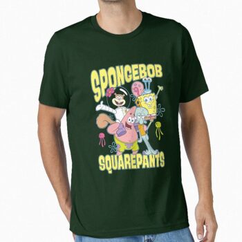 SpongeBob SquarePants & Friends Retro Cartoon Graphic Tee