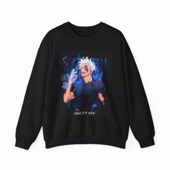 "Nah I'd Win" Satoru Gojo Okrifcaq Sweatshirt - JJK Anime Graphic